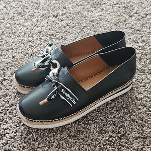 See By Chloe Black Espadrilles